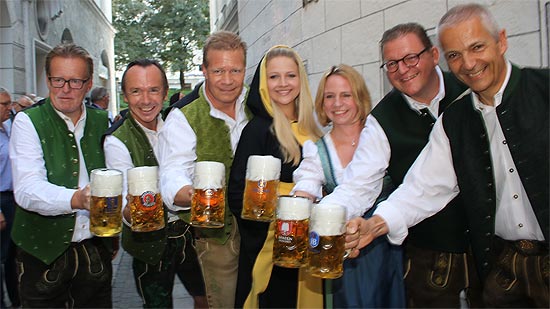 Die Münchner Brauereichefs bei der Wiesn Bierprobe 2016 (©Foto. Martin Schmitz)